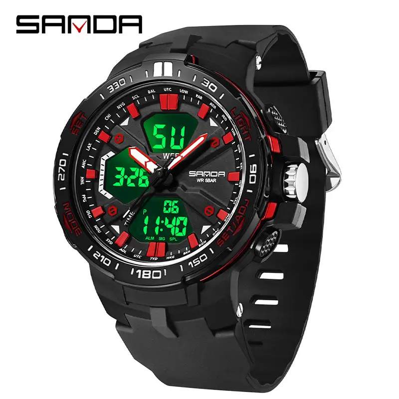 Sanda Multi-Function Waterproof Watch for Students - Image 4