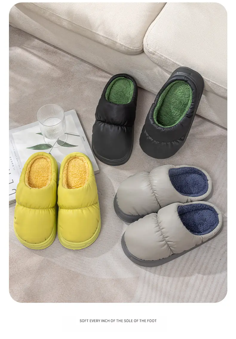 2026 New Cotton Slippers for Men, Winter Indoor Home Warm Non-Slip Plush Thick-Soled Outdoor Cotton Slippers for Men in Winter — feature 18