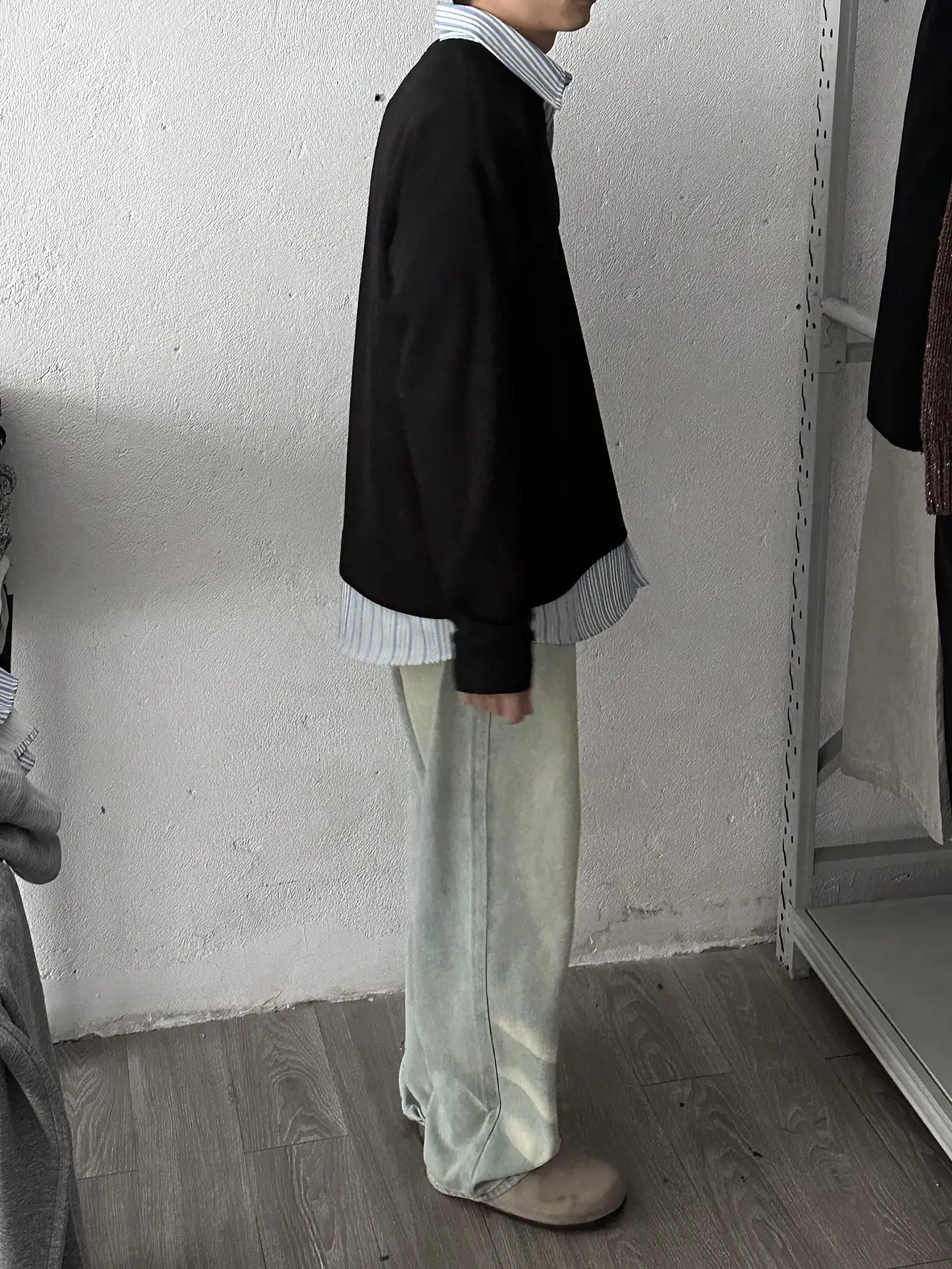 2024 Grey Striped Long Sleeve T-Shirt Set — feature 8