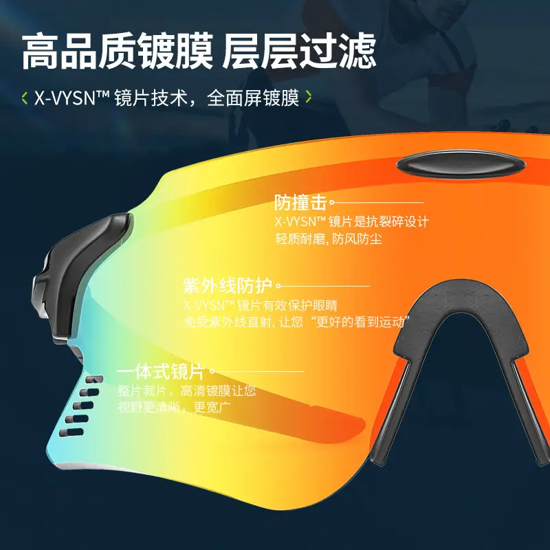 Anti-UV Cycling Goggles with Interchangeable Lenses