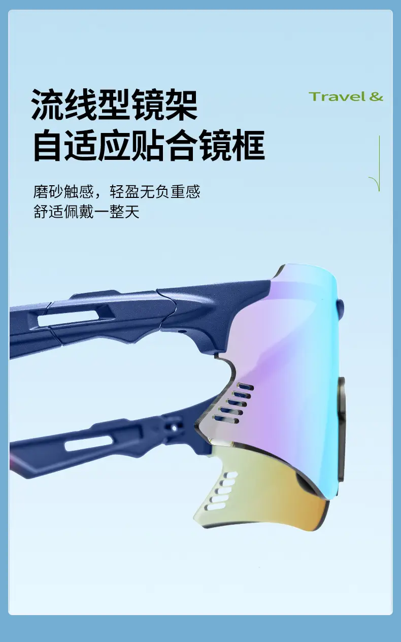 Anti-UV Cycling Goggles with Interchangeable Lenses — feature 19