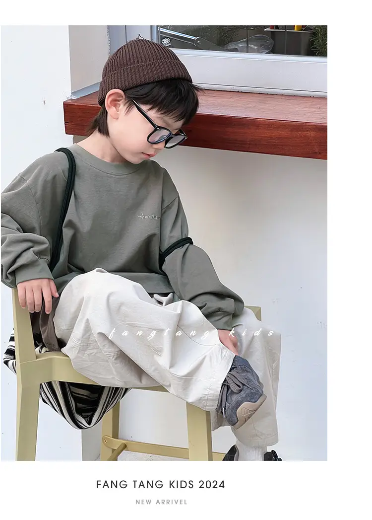 Kids Long Sleeve T-Shirt 2025 Medium Large Pure Cotton — feature 18