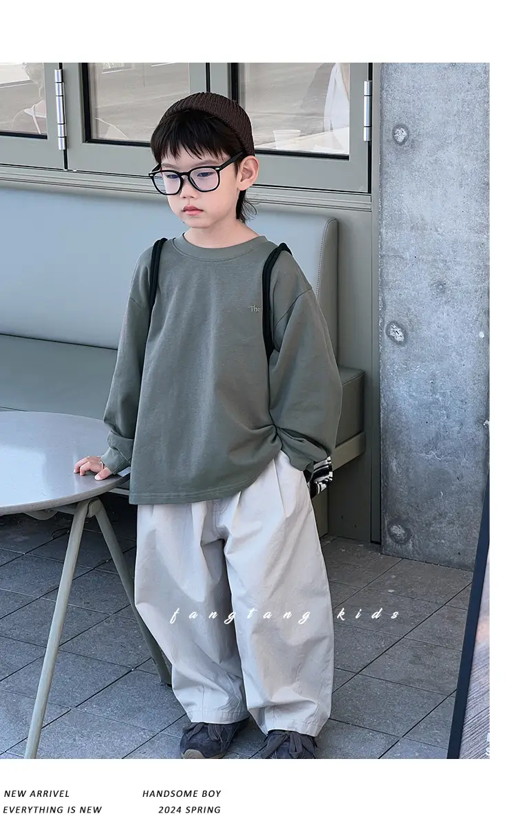 Kids Long Sleeve T-Shirt 2025 Medium Large Pure Cotton — feature 19