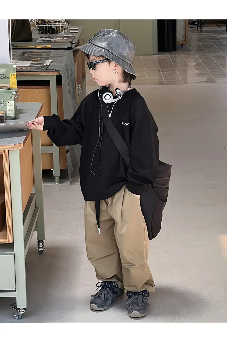 Kids Long Sleeve T-Shirt 2025 Medium Large Pure Cotton — feature 8