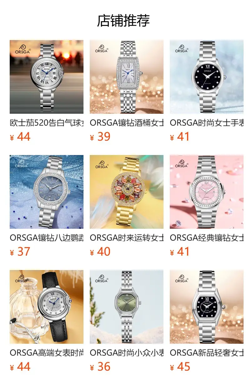 Orsga Diamond Encrusted Women's Watch Rose Gold Waterproof — feature 15
