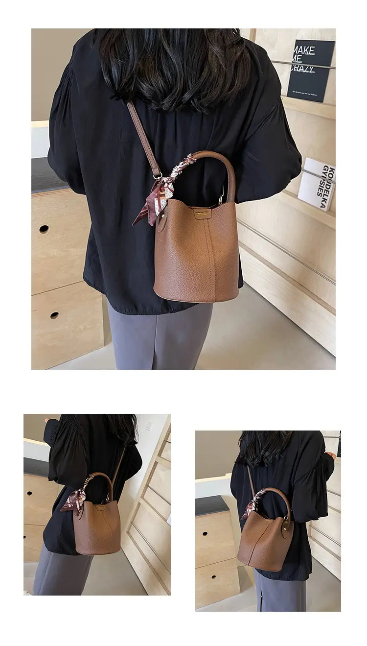 Brown Korean-style Shoulder Bag for Women — feature 9