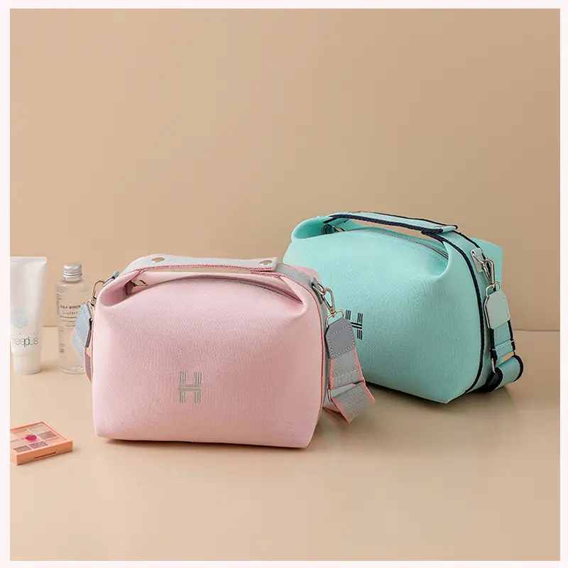 Pink Korean Style Canvas Crossbody Bag for Women — feature 13
