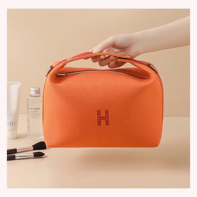 Pink Korean Style Canvas Crossbody Bag for Women — feature 6