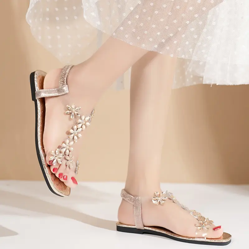 Fairy-Style Transparent Belt Flat Sandals 2025 — feature 12