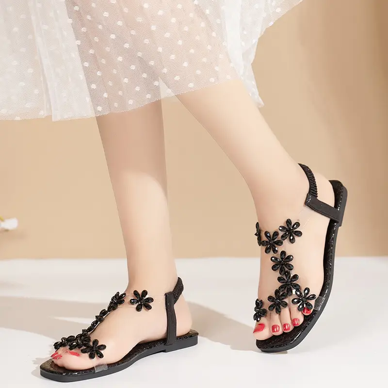 Fairy-Style Transparent Belt Flat Sandals 2025 — feature 17