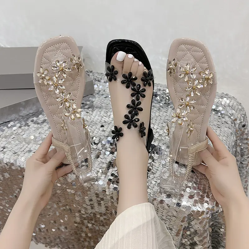 Fairy-Style Transparent Belt Flat Sandals 2025 — feature 9