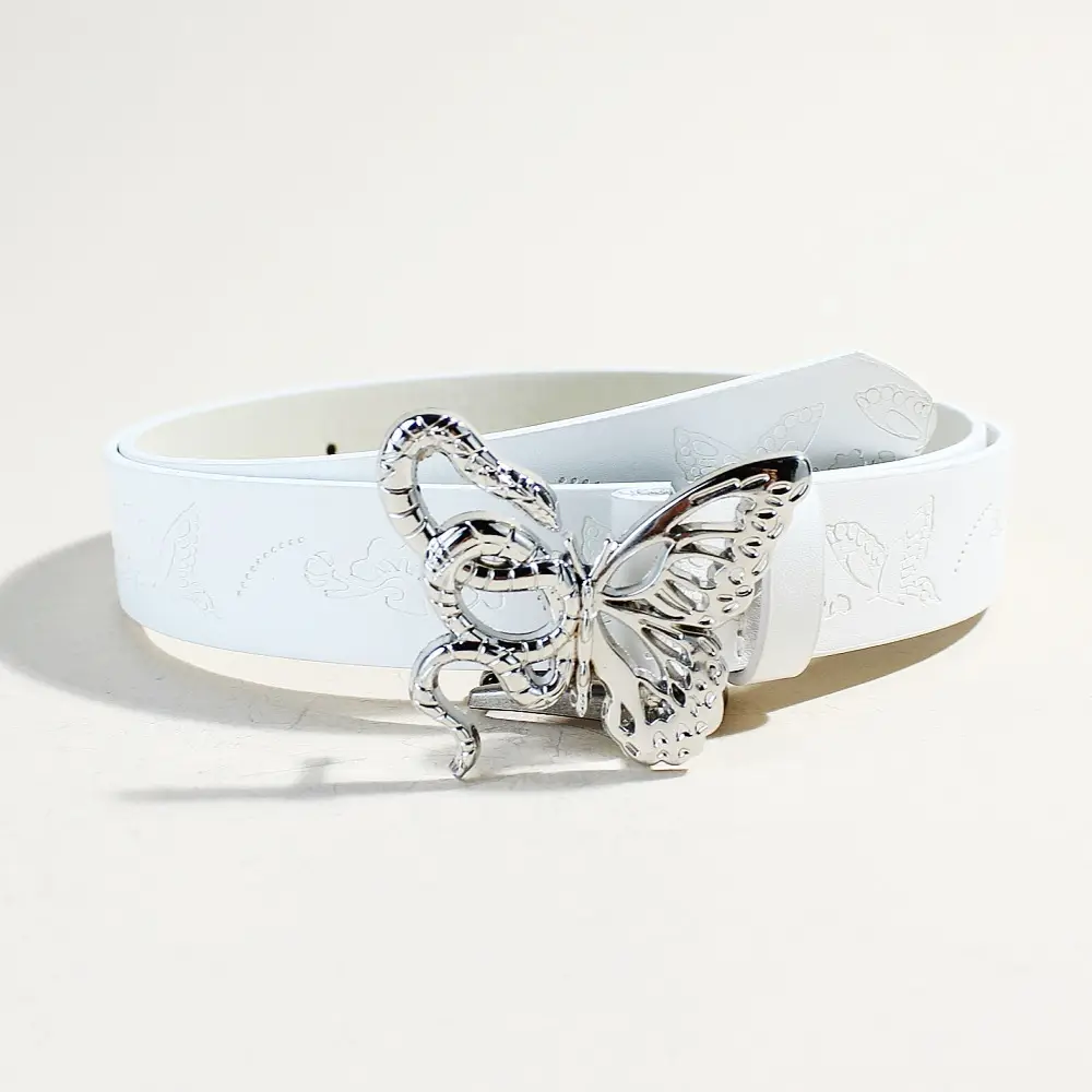 Women's Butterfly Belt with Gold Plated Buckle - Image 10