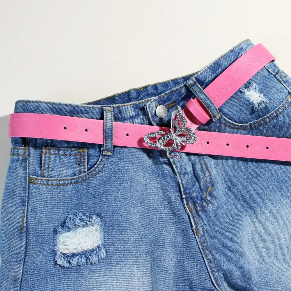 Women's Butterfly Belt with Gold Plated Buckle — feature 2
