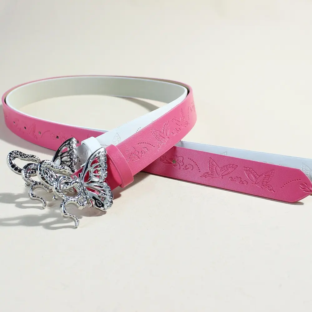 Women's Butterfly Belt with Gold Plated Buckle — feature 4
