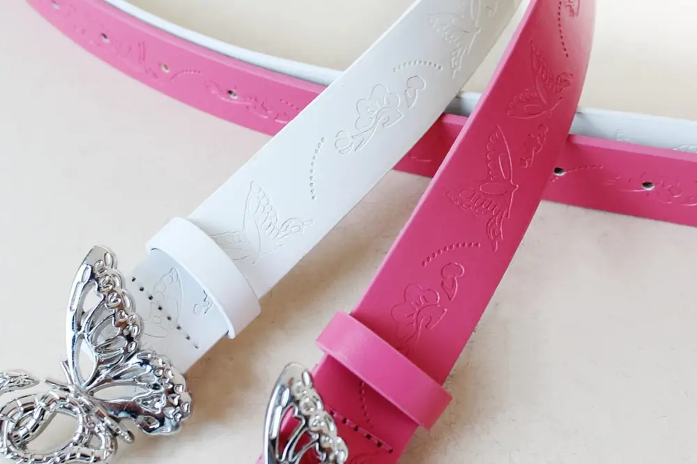 Women's Butterfly Belt with Gold Plated Buckle — feature 5