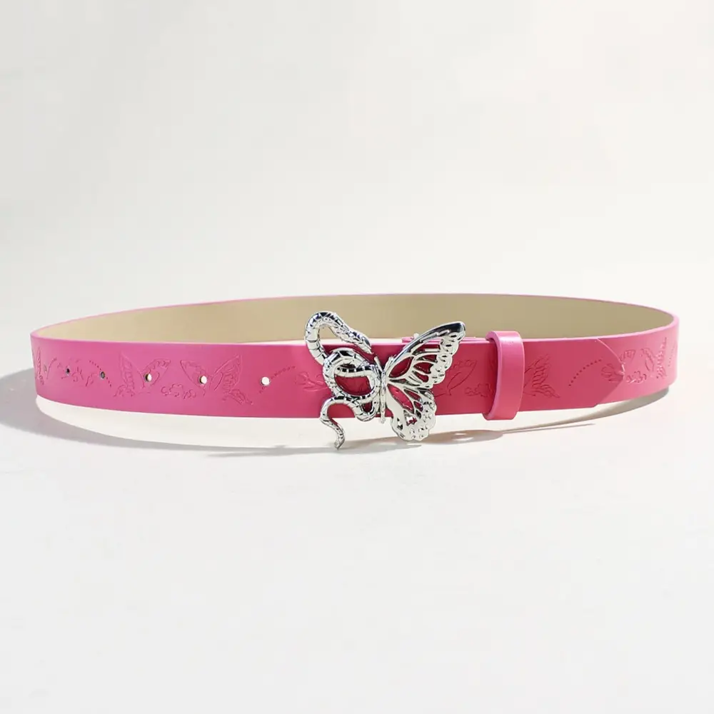 Women's Butterfly Belt with Gold Plated Buckle — feature 7