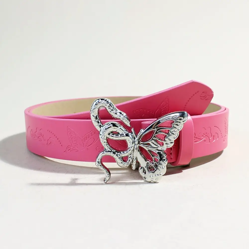Women's Butterfly Belt with Gold Plated Buckle - Image 5