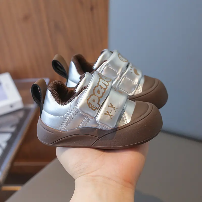 Toddler Shoes Silver Brown Dropshipping 2026