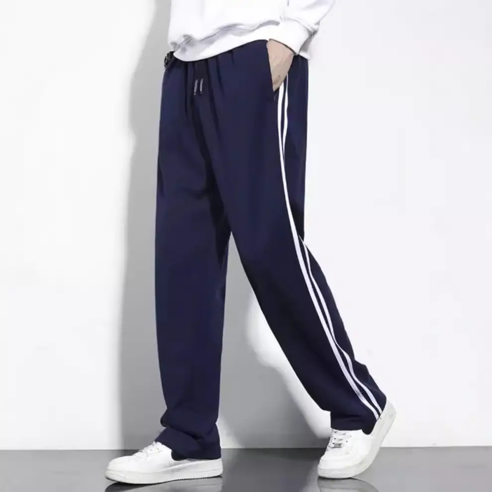 Black Slim Fit School Pants for Kids Spring Summer - Image 12
