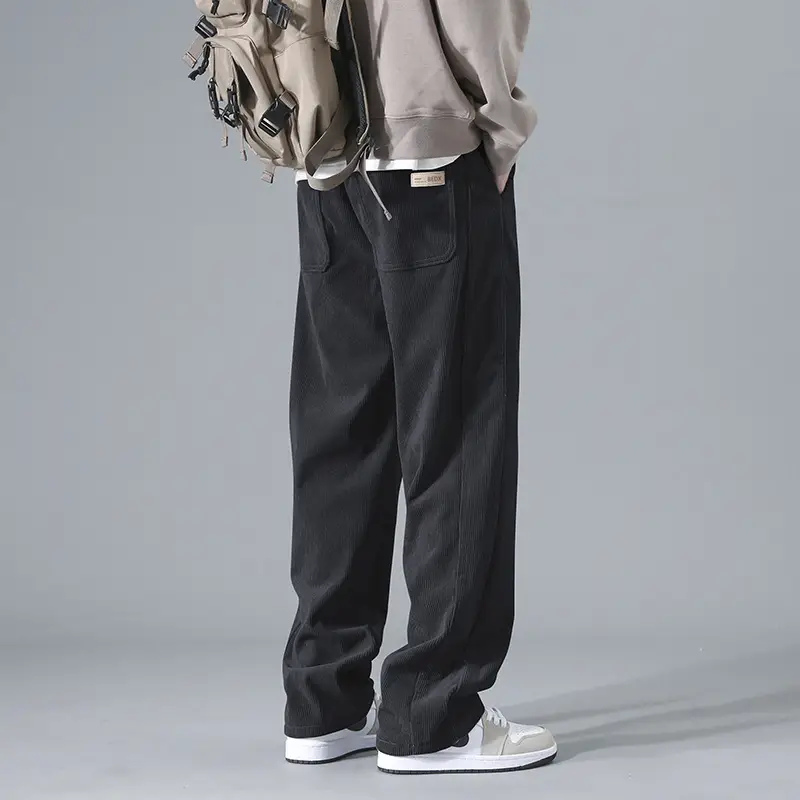 Men's Loose Straight Trousers Spring Summer 2024