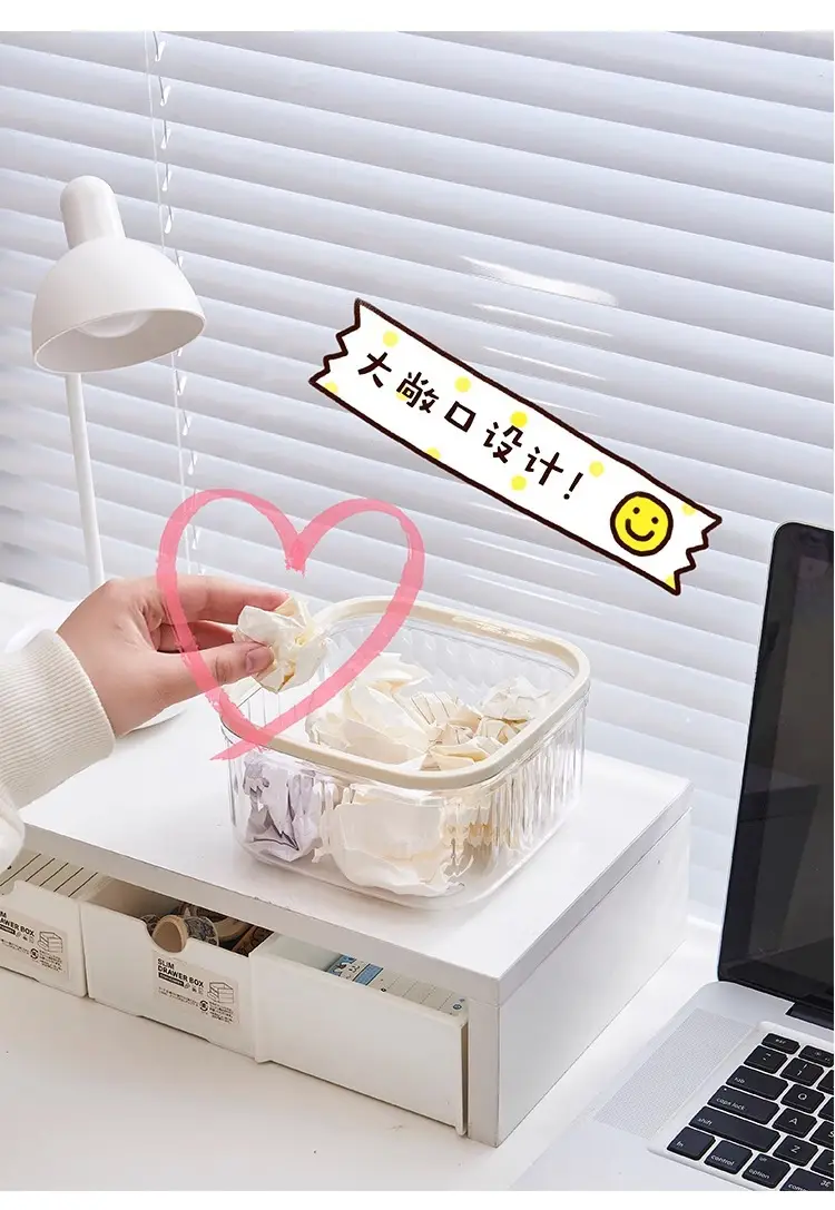 Children's Hair Accessories Storage Box Desktop Girl's Rubber Band Hair Rope Hair Clip Hair Rings Hair Band Transparent Jewelry Box — feature 23