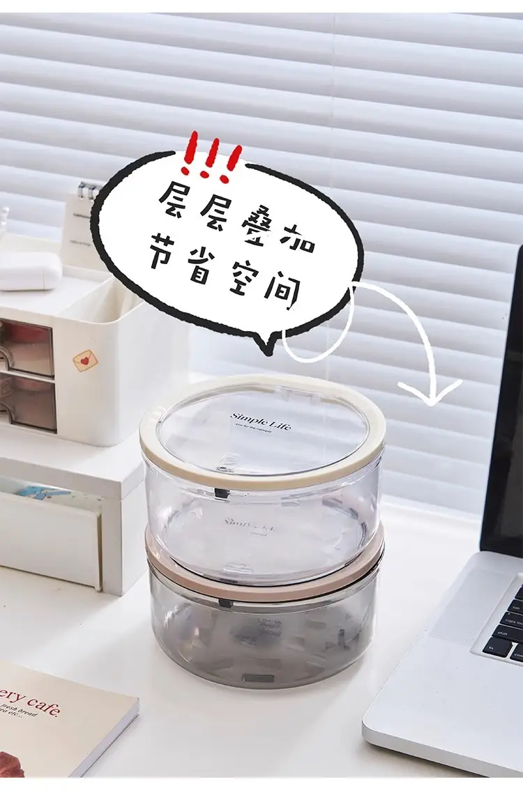 Children's Hair Accessories Storage Box Desktop Girl's Rubber Band Hair Rope Hair Clip Hair Rings Hair Band Transparent Jewelry Box — feature 27