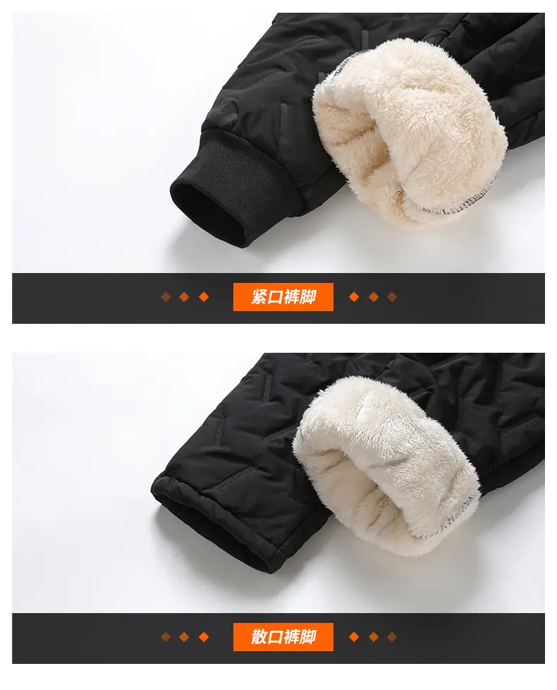 Winter Fleece Warm Pants Thickened All Match — feature 21