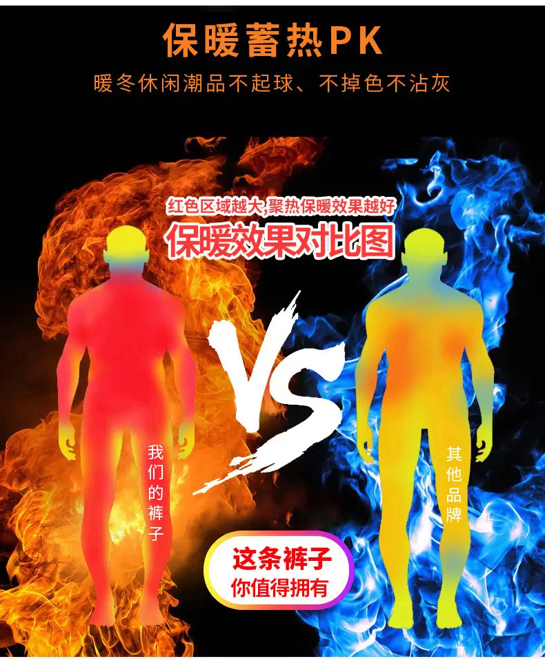 Winter Fleece Warm Pants Thickened All Match — feature 5