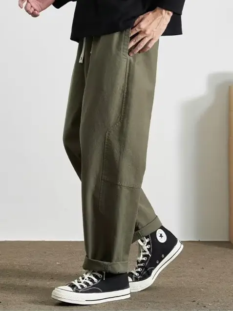 Japanese Style Loose Fit Casual Sweatpants Black