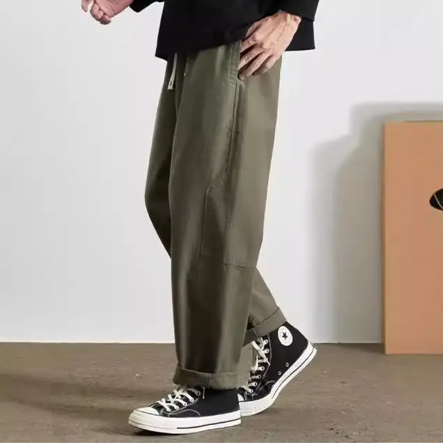Japanese Style Loose Fit Casual Sweatpants Black