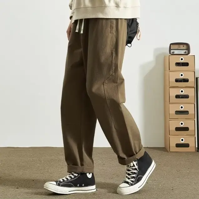 Japanese Style Loose Fit Casual Sweatpants Black