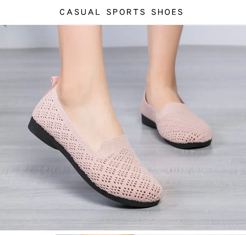 2025 Breathable Mesh Slip-On Shoes White — feature 9