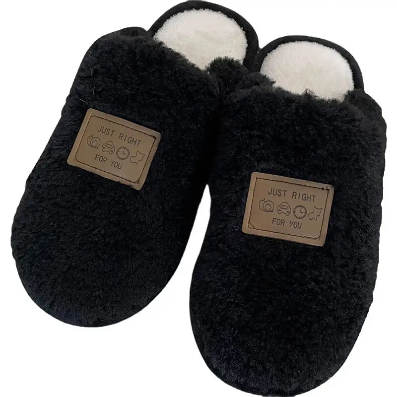 Soft Cotton Slippers Men Women Autumn Winter Warm Non-Slip - Image 8