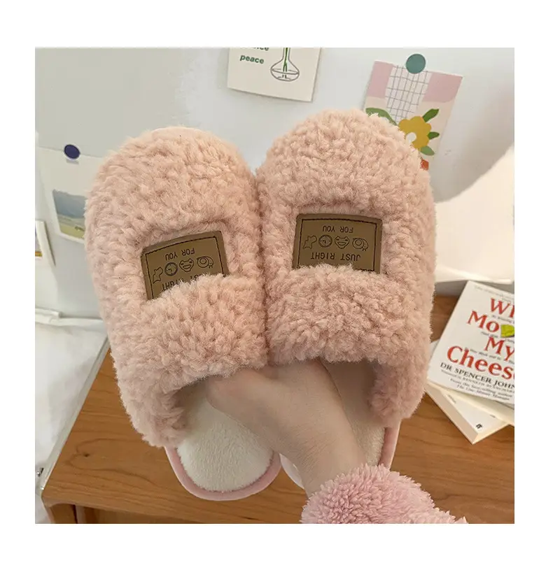Soft Cotton Slippers Men Women Autumn Winter Warm Non-Slip — feature 10