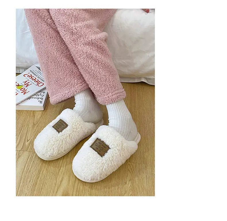 Soft Cotton Slippers Men Women Autumn Winter Warm Non-Slip — feature 11