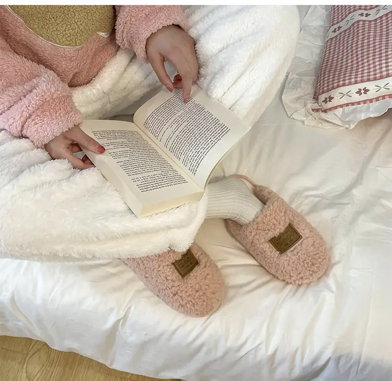 Soft Cotton Slippers Men Women Autumn Winter Warm Non-Slip — feature 14