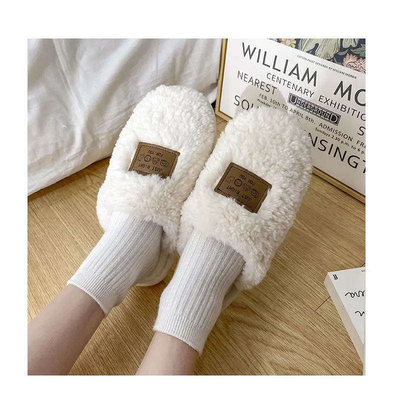 Soft Cotton Slippers Men Women Autumn Winter Warm Non-Slip — feature 6