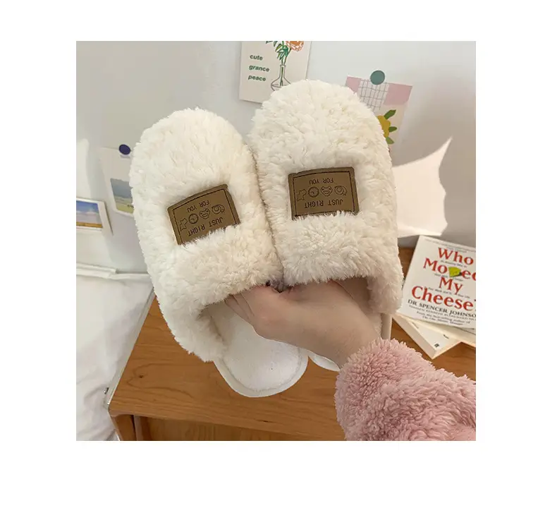 Soft Cotton Slippers Men Women Autumn Winter Warm Non-Slip — feature 7