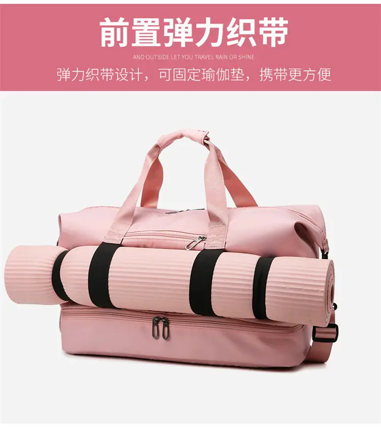 Portable Travel Bag Set Pink & Blue for Women — feature 13