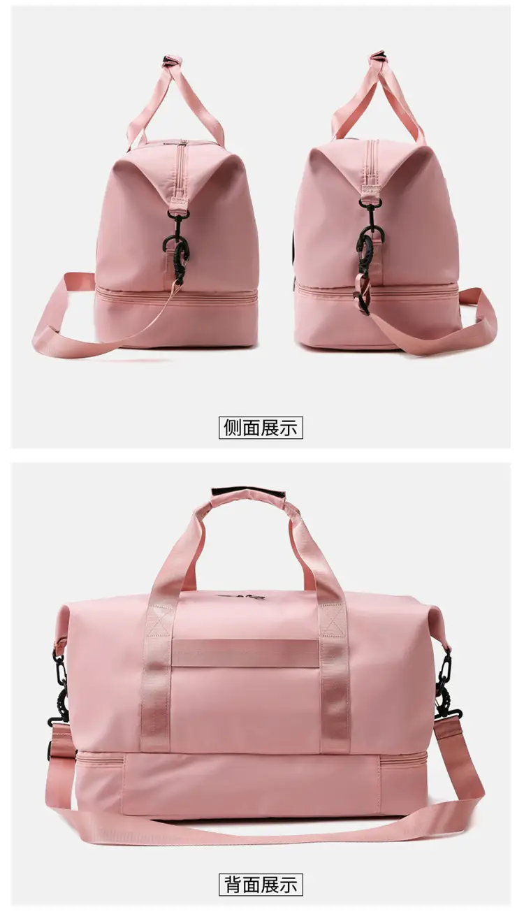 Portable Travel Bag Set Pink & Blue for Women — feature 22