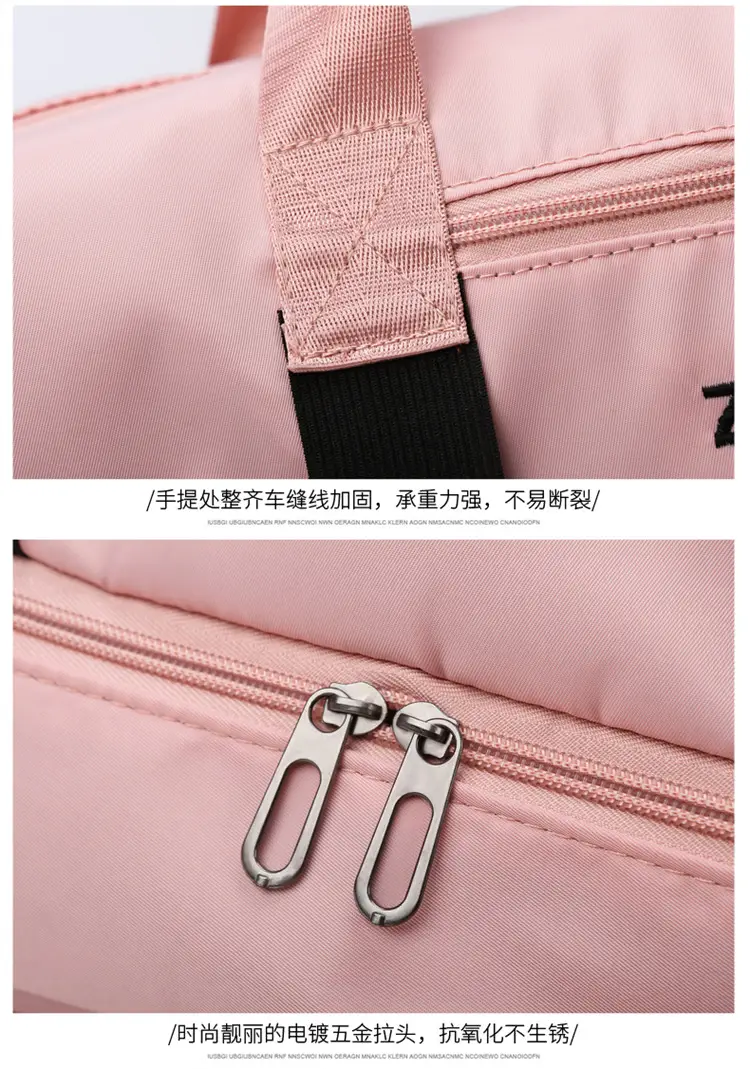 Portable Travel Bag Set Pink & Blue for Women — feature 25