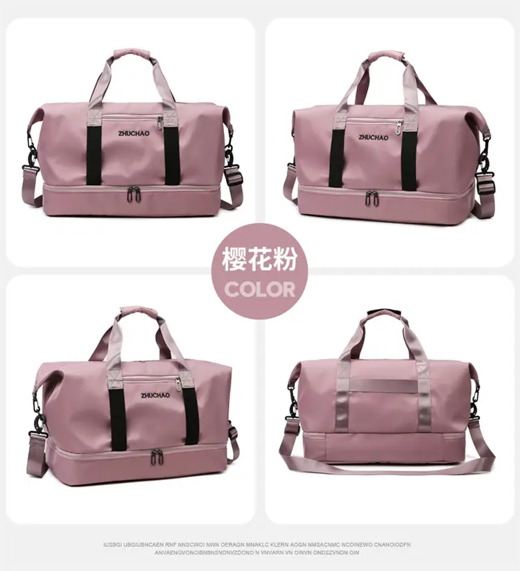 Portable Travel Bag Set Pink & Blue for Women — feature 29
