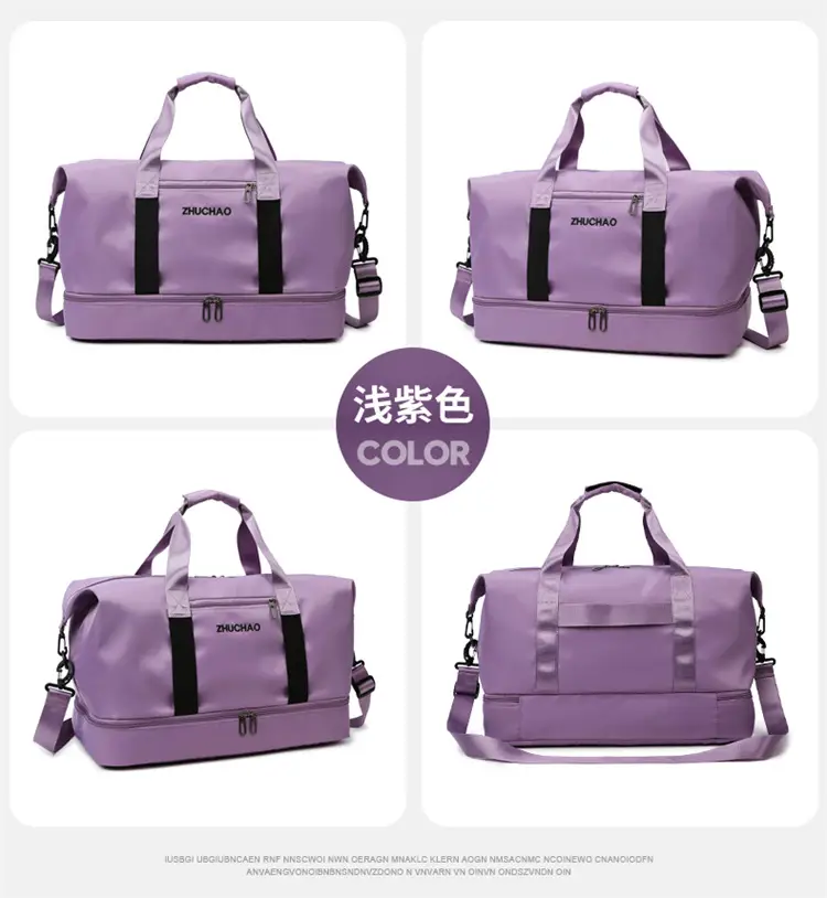 Portable Travel Bag Set Pink & Blue for Women — feature 32