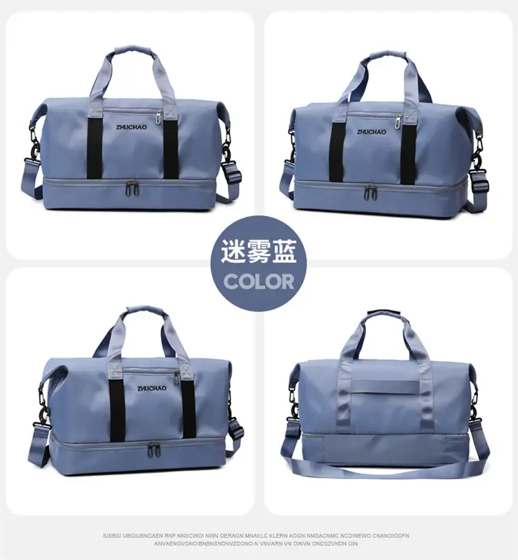Portable Travel Bag Set Pink & Blue for Women — feature 33