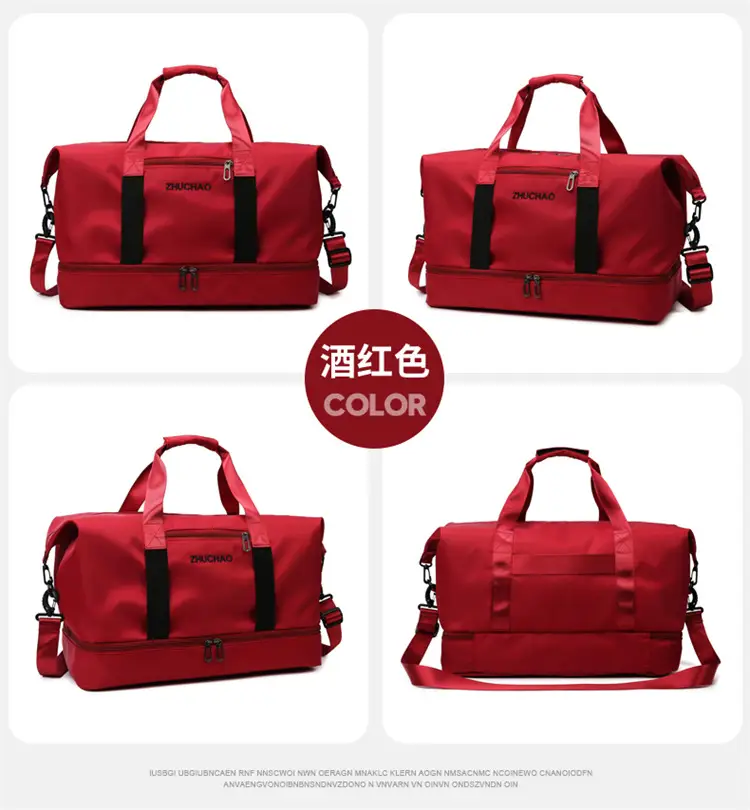 Portable Travel Bag Set Pink & Blue for Women — feature 34