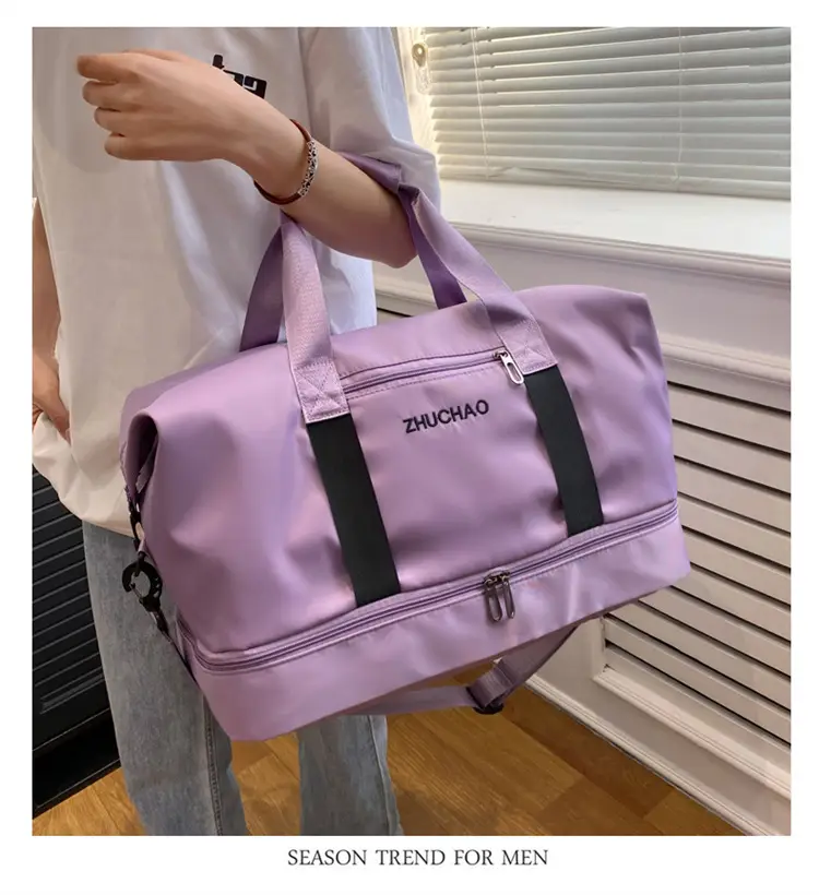Portable Travel Bag Set Pink & Blue for Women — feature 36