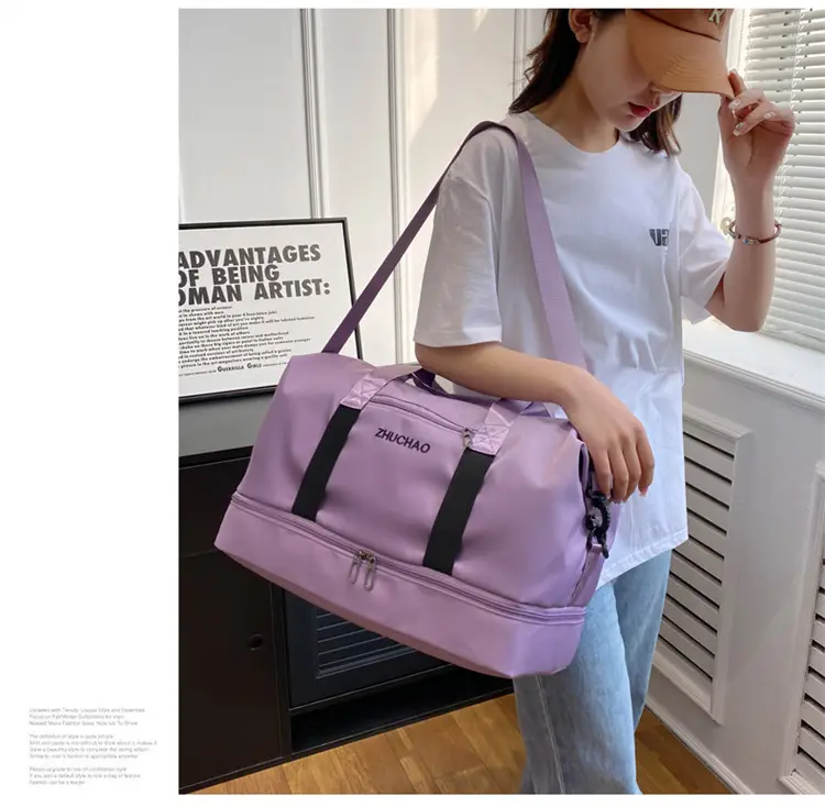 Portable Travel Bag Set Pink & Blue for Women — feature 37