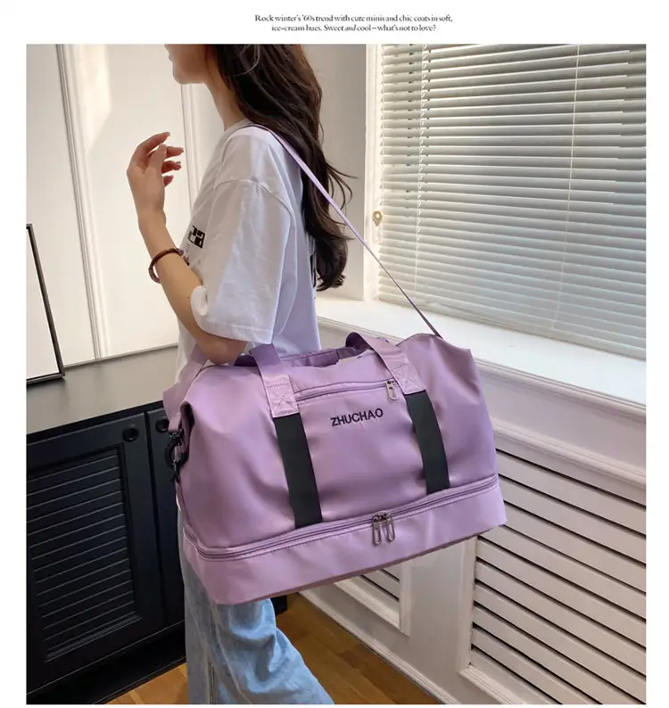 Portable Travel Bag Set Pink & Blue for Women — feature 39