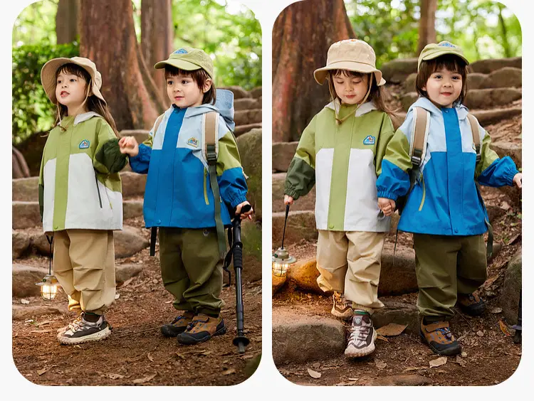 Dudujia Baby Camping T-Shirt Brown Kids 3Pc Set — feature 38