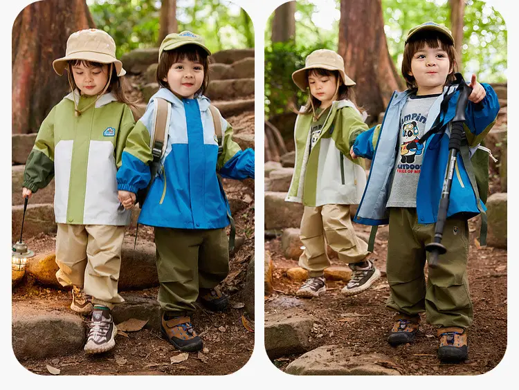 Dudujia Baby Camping T-Shirt Brown Kids 3Pc Set — feature 62